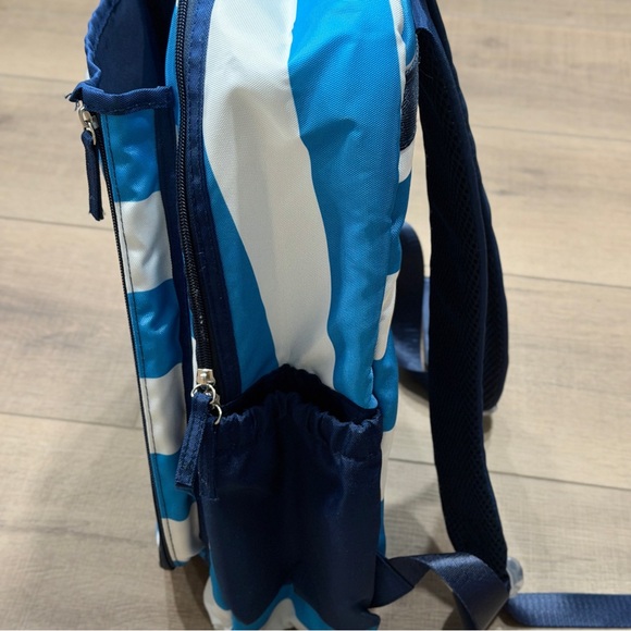 Ame and Lulu Game On Tennis Backpack Marine GTBP215 Nylon Padded Shoulders New - Picture 12 of 14